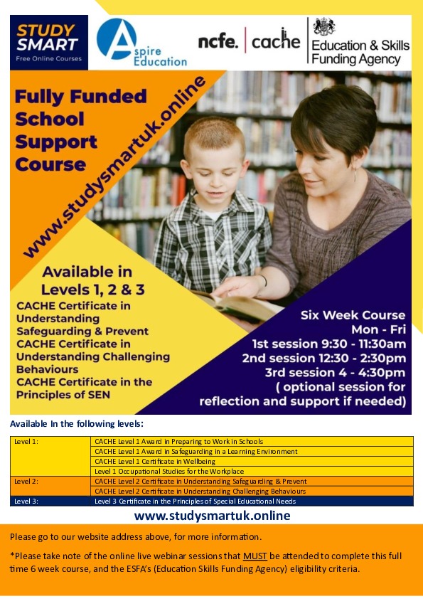 School Support Course Oct 24