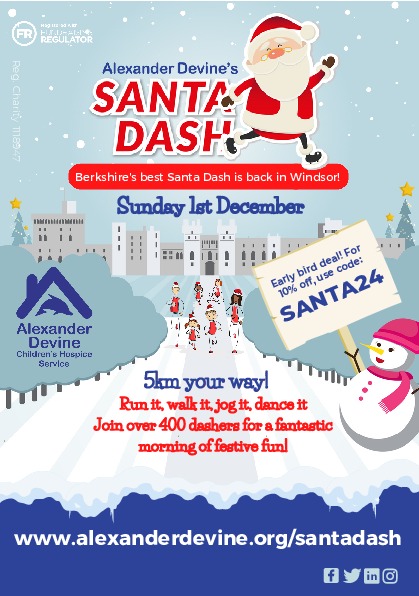 Santa Dash Flyer 2024 Earlybird