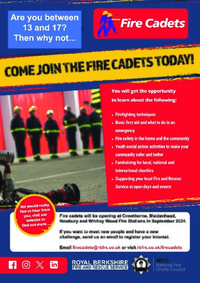Fire Cadet Poster