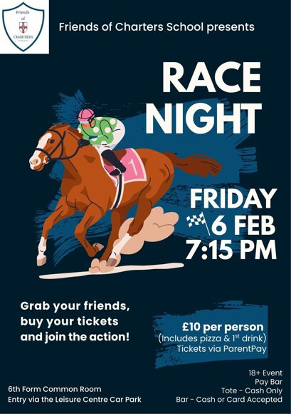 Race Night Poster